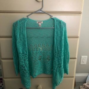 Teal sweater